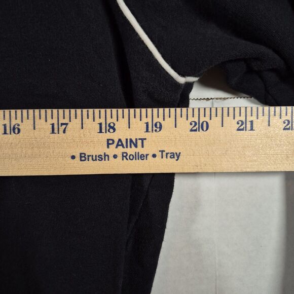 AMERICAN APPAREL Men's Black/White Stand Collar Zip-Up Track Jacket SZ M - Picture 4 of 9